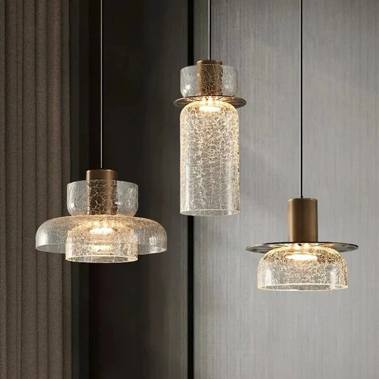 Glass Hanging Ceiling Light Fixture