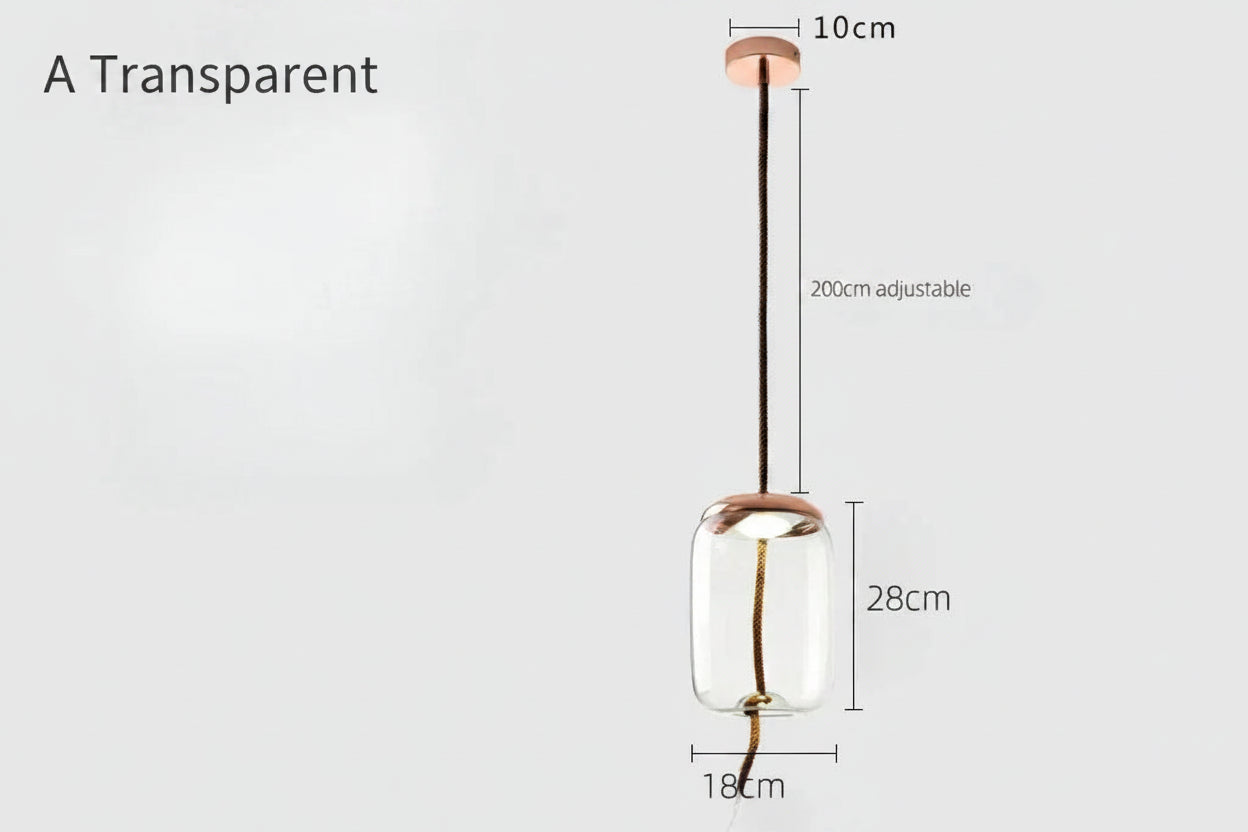 Glass Pendant Lights For Kitchen Dining Room Or Bedroom A Clear