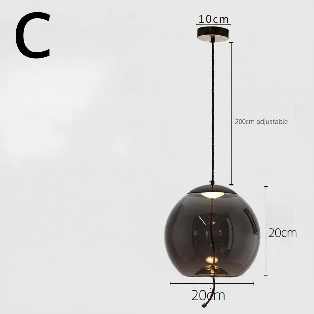 Glass Pendant Lights For Kitchen Dining Room Or Bedroom C