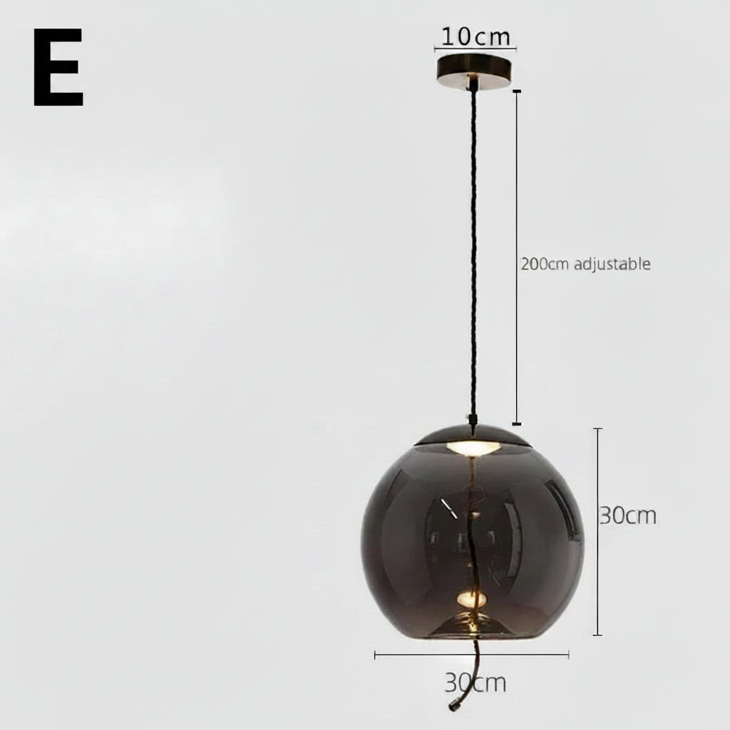 Glass Pendant Lights For Kitchen Dining Room Or Bedroom E