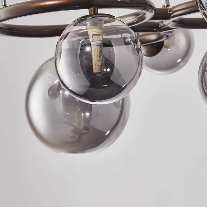 Glass Sphere Chandelier