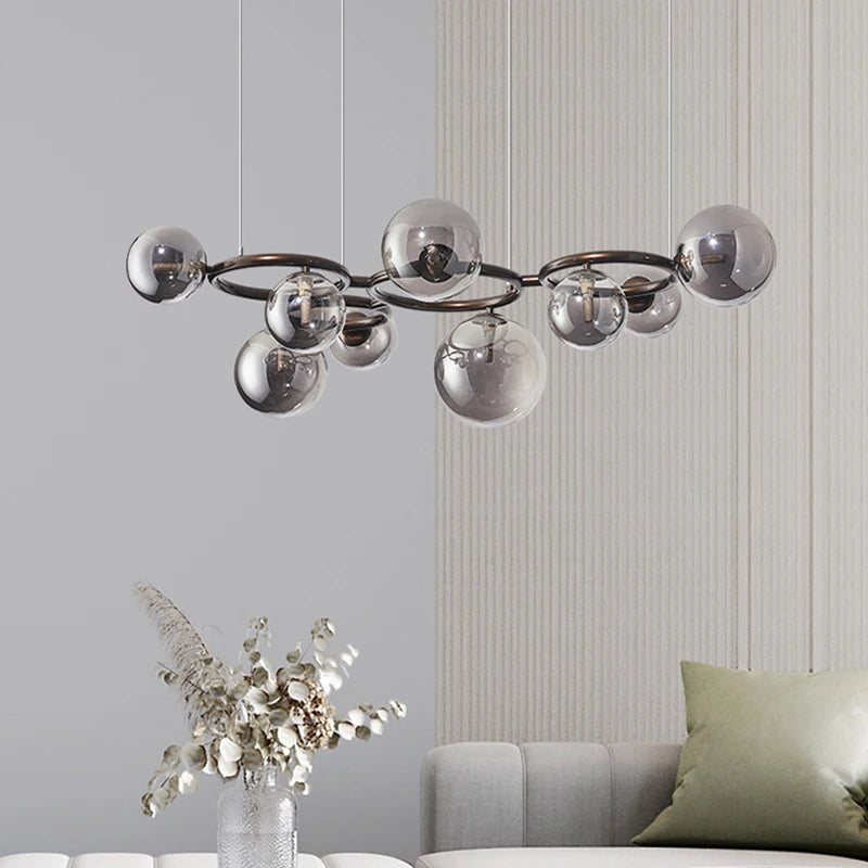 Glass Spheres Chandelier