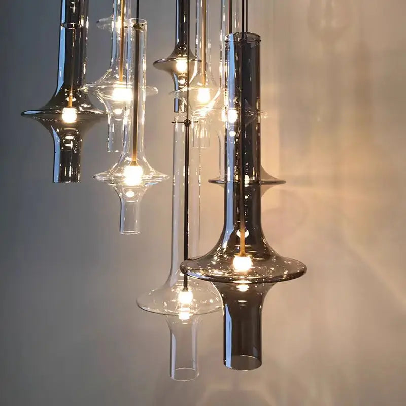 Glass Tube Pendant Light