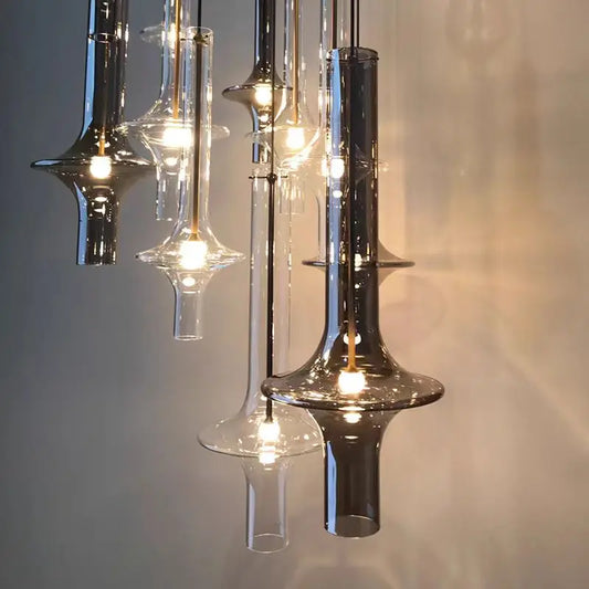 Glass Tube Pendant Light