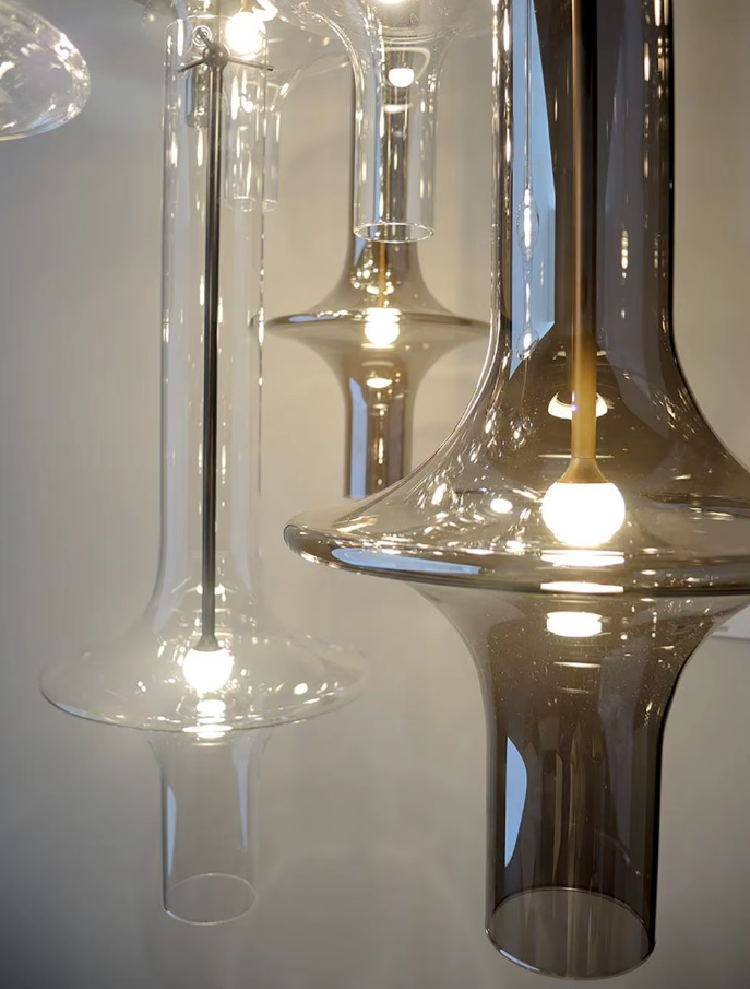 Glass Tube Pendant Lights