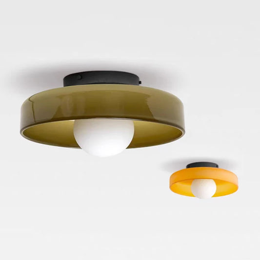 Glass Vintage Ceiling Light