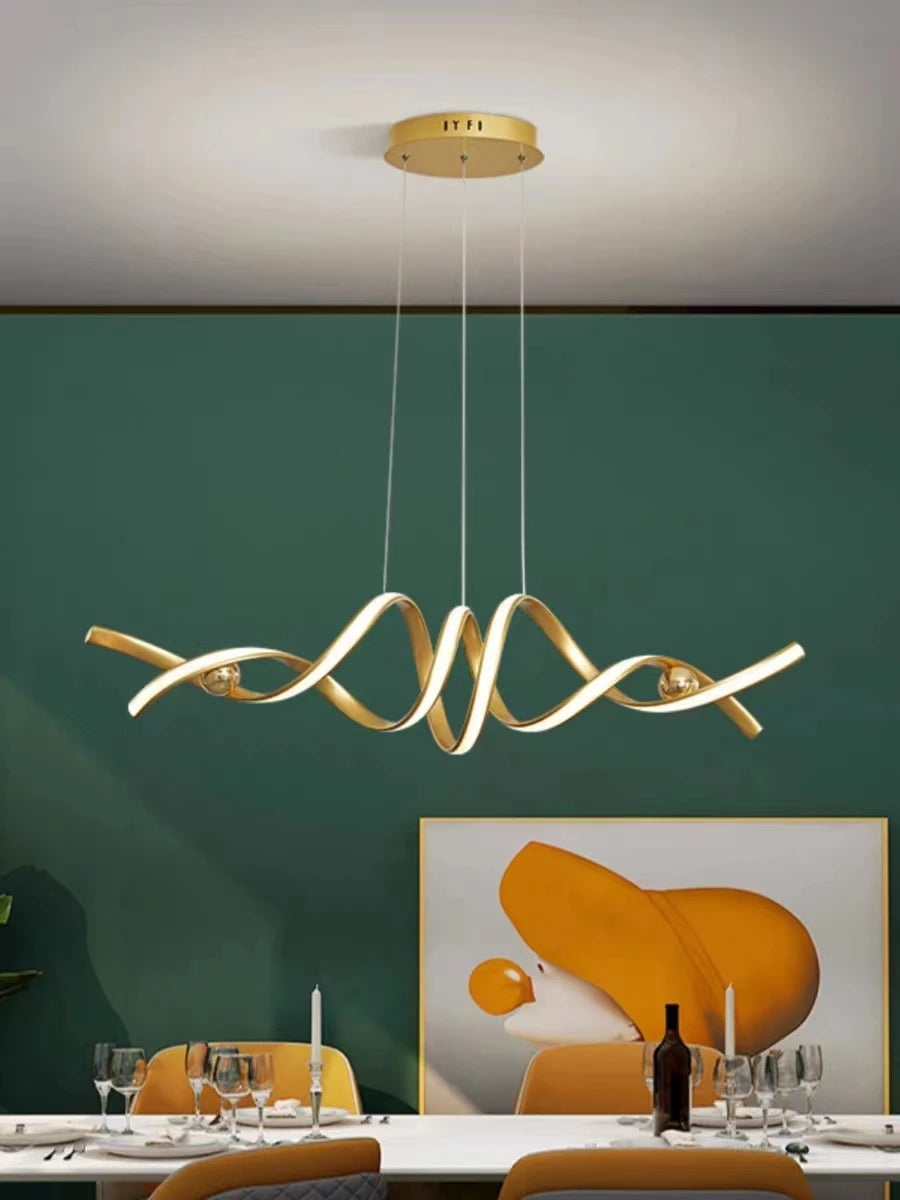 Hanging Ceiling Light For Dining And Living Room Gold