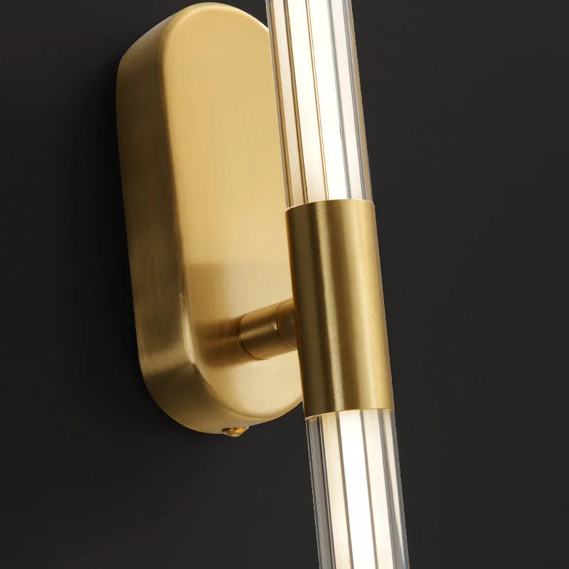 Minimalist Wall Light Sconce Gold