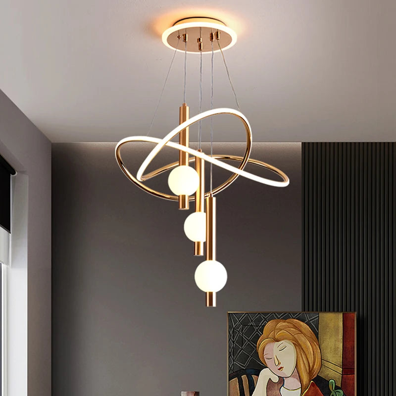 Gold Modern Design Ceiling Light Chandelier