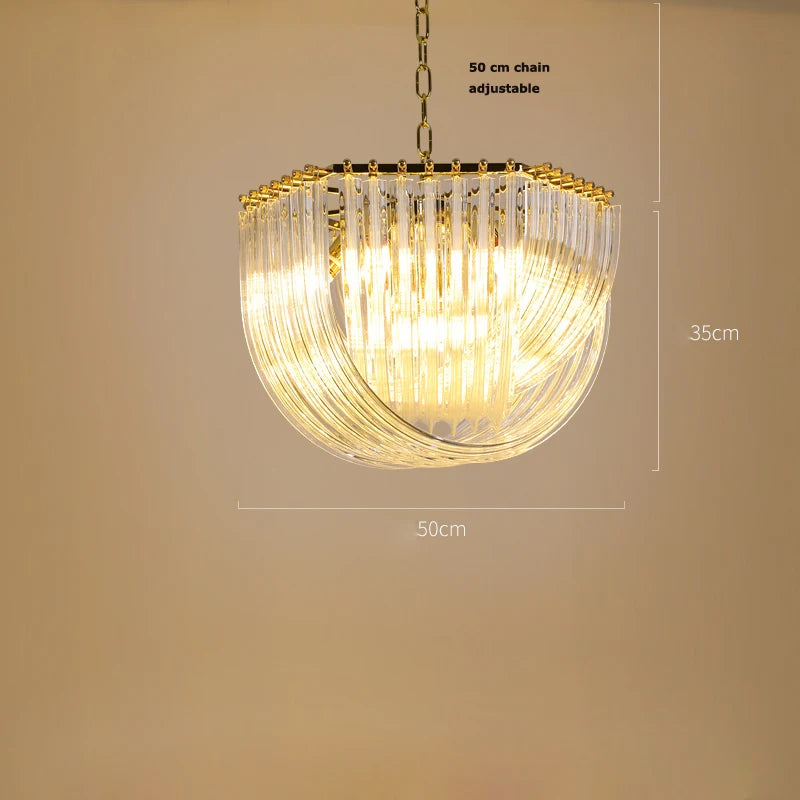 Gold Modern Living Room Chandelier