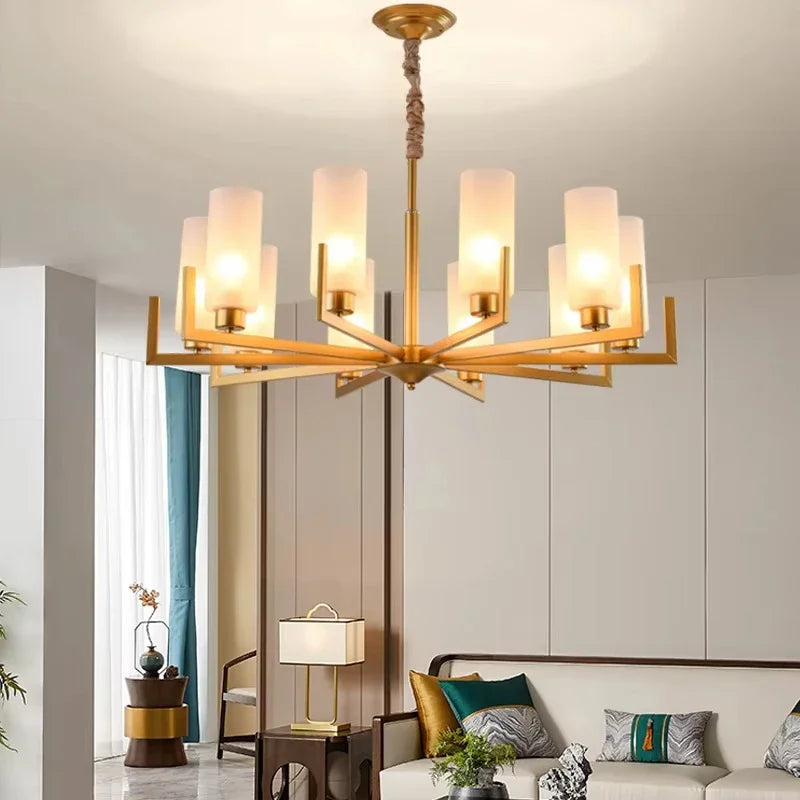 Gold Modern Nordic Chandelier For Dining Room