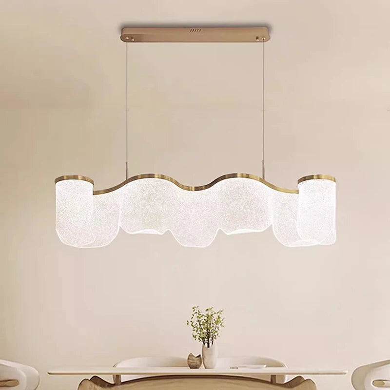 Gold Pendant Light Chandelier For Dining Table