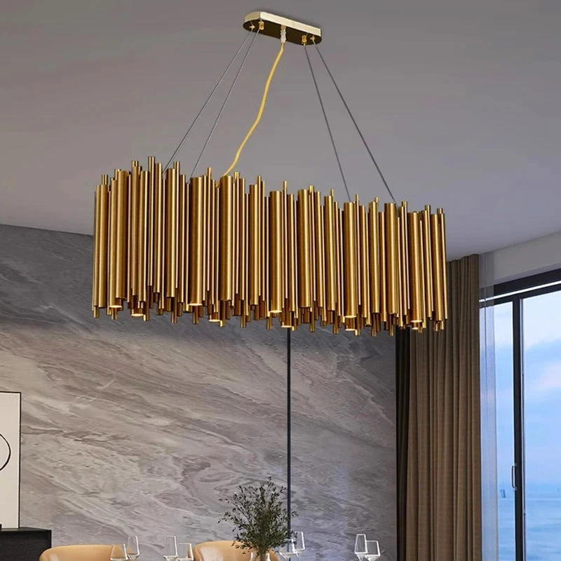 Golden Chandeliers
