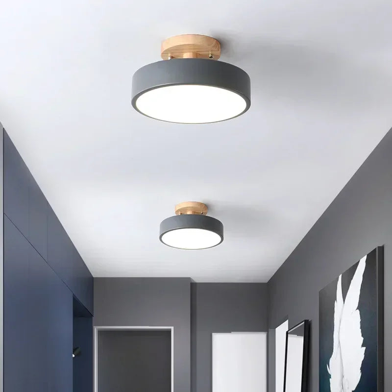 Gray Ceiling Light For Hallway Corridor Or Bedroom