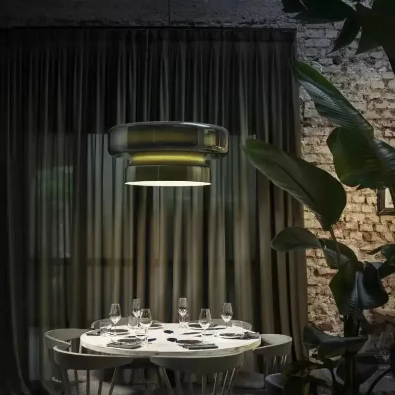 Green Glass Designer Pendant Light