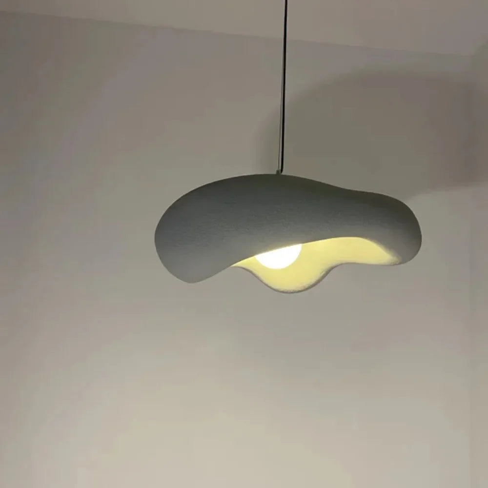 Gray Wabi Sabi Minimalist Ceiling Lamp