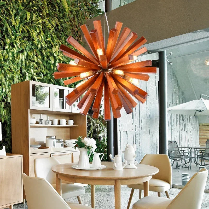 Handmade Wooden Ceiling Lights