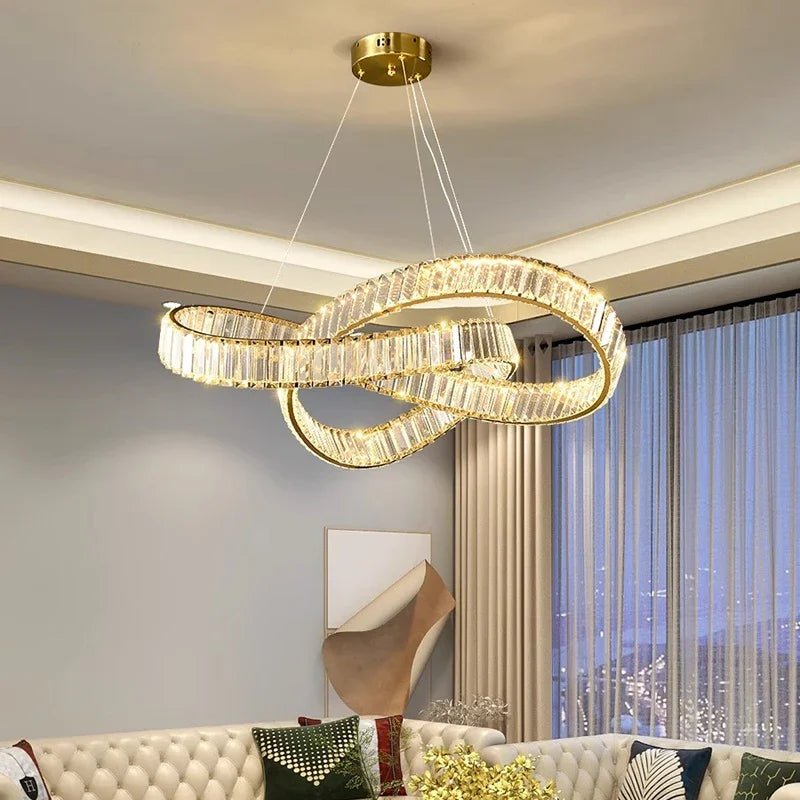 Infinity Crystal Pendant Light