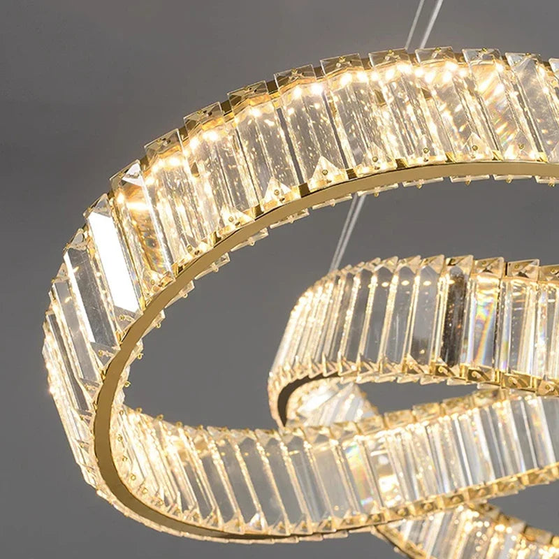 Infinity Crystal Pendant Light