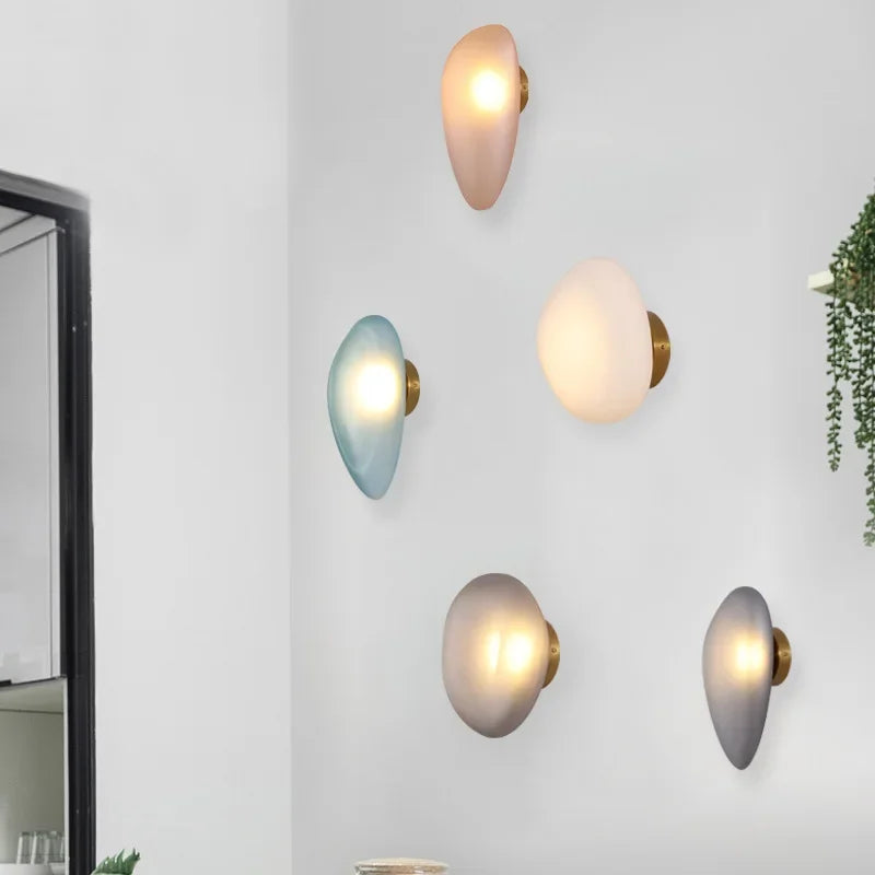 Irregular Glass Wall Sconces