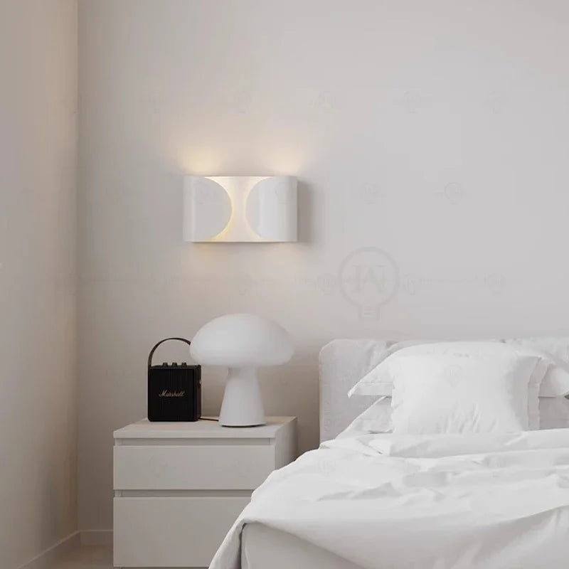 Italian Designer Wall Light Bedroom White