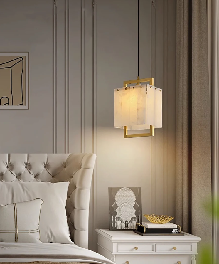 Italian Marble Pendant Chandelier