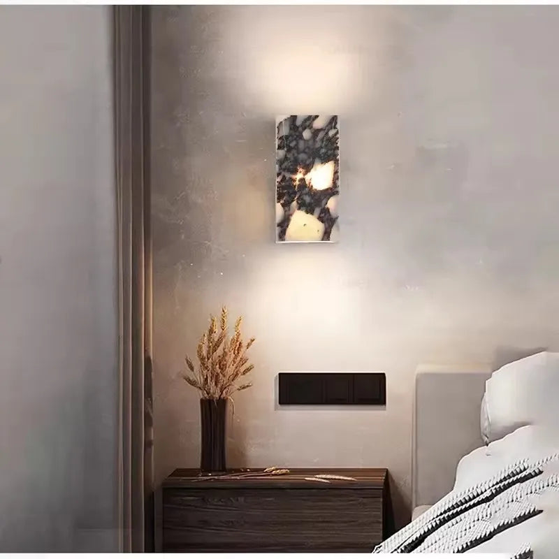 Italian Marble Wall Sconce For Bedroom