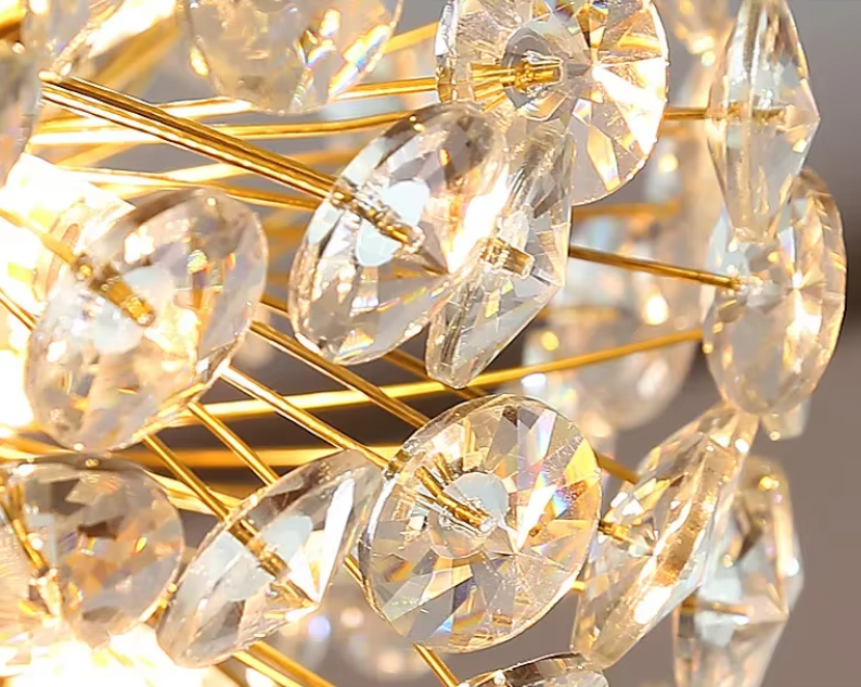 K9 Crystal Dandelion Ceiling Lights