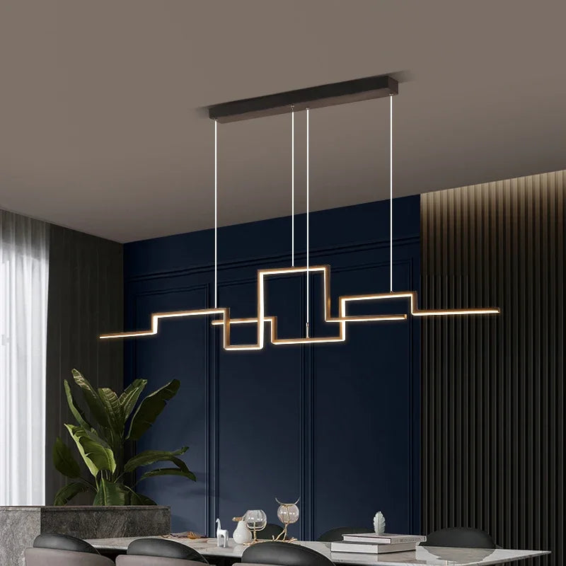 Contemporary Design LED Chandelier Kitchen Dining Room Table