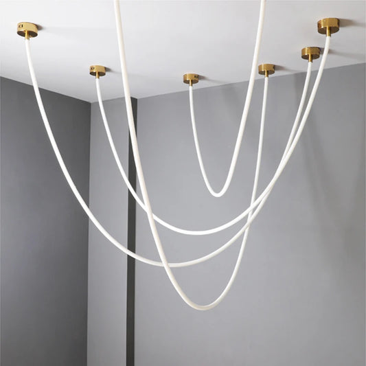 LED Tube Chandelier