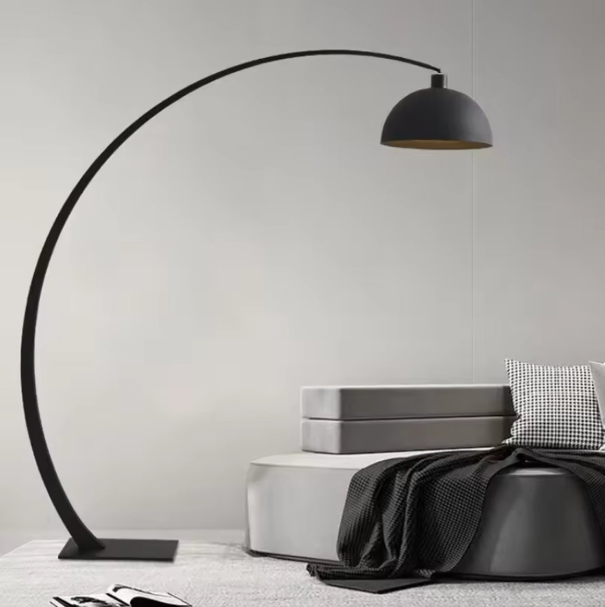 Large Black Arched Floor Lamps