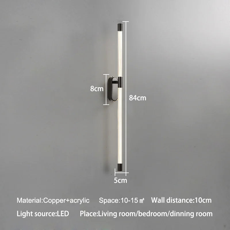 Minimalist Wall Light Sconce Large