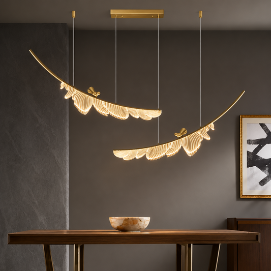 Leaf Shaped Chandelier