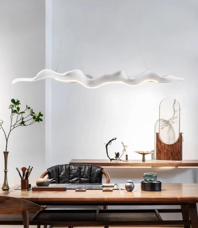 Leaf Shaped Hanging Ceiling Lights White