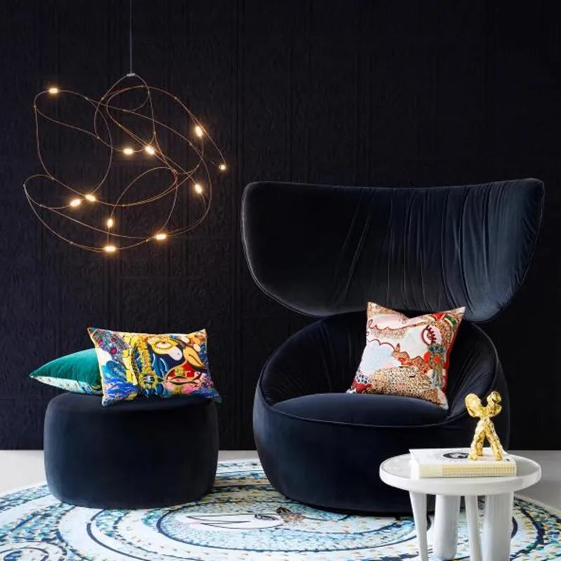 Modern LED Firefly Chandelier For Modern Living Room