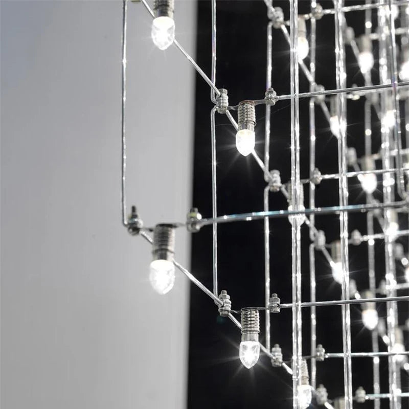 Silver Luxury Contemporary Chandelier