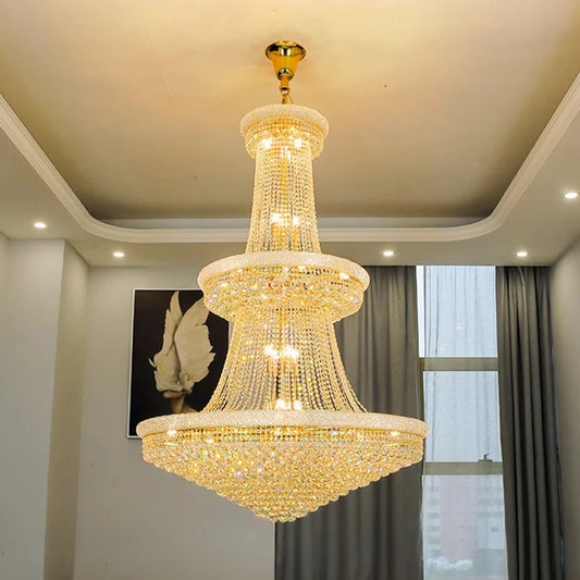 Luxury Crystal Chandelier Living Room