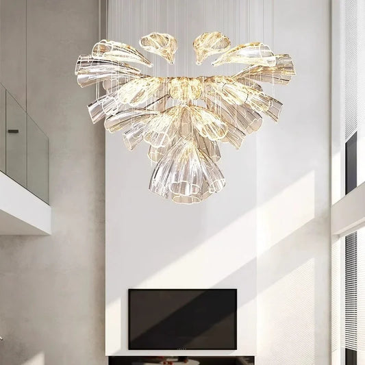 Luxury Crystal Glass Ceiling Light Chandelier Dining Room Living Room