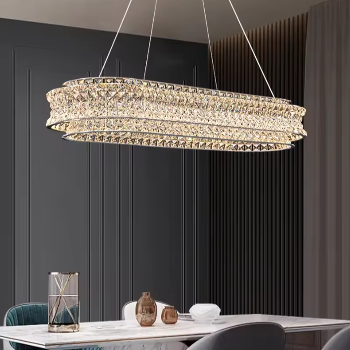 Luxury Crystal LED Ceiling Light Chandeliers – Brentwood Interiors