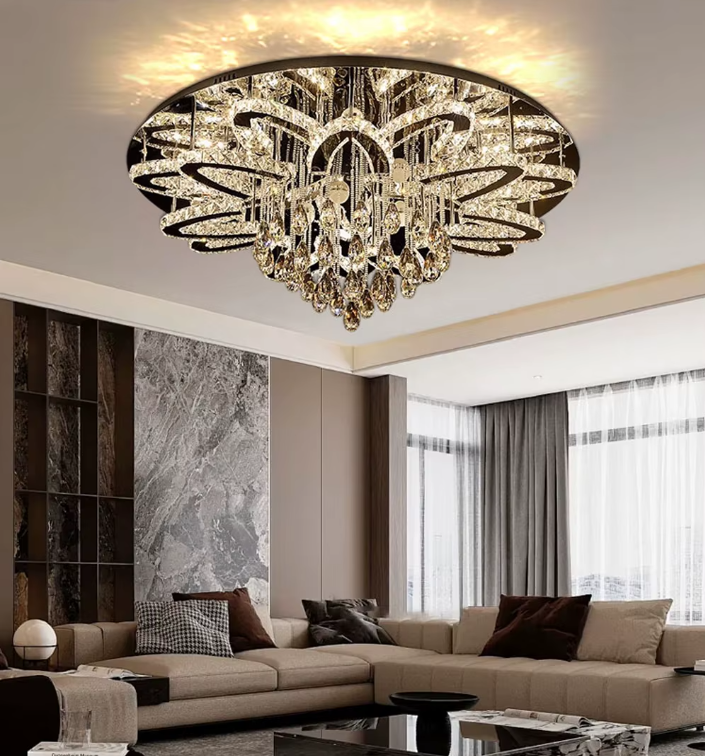 Luxury Crystal LED Chandelier living room
