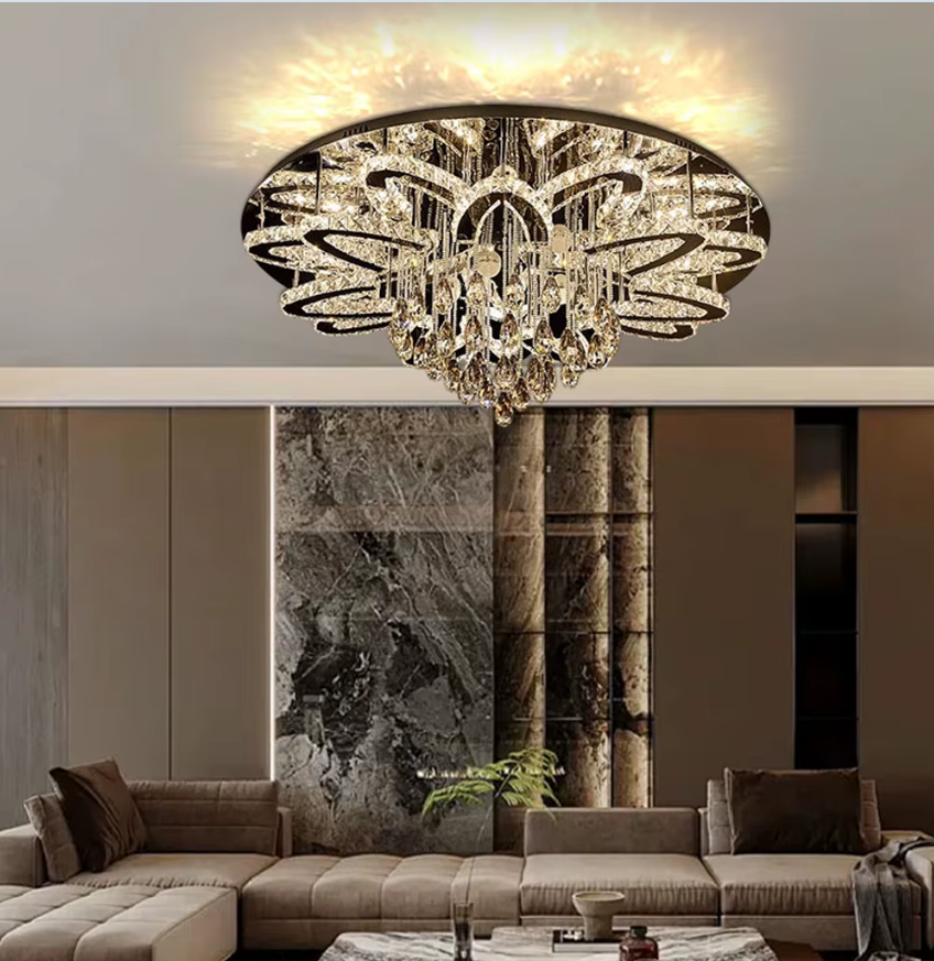 Luxury Crystal LED Chandeliers living room