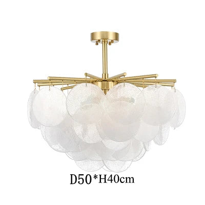 Luxury Glass Ceiling Light 50 cm
