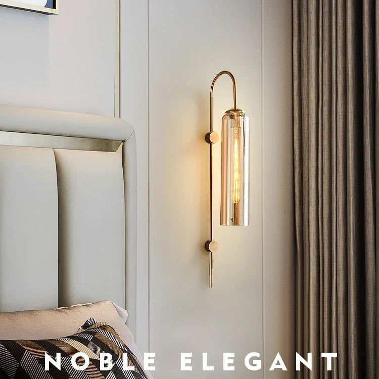 Luxury Glass Wall Lamp for Bedroom Or Living Room