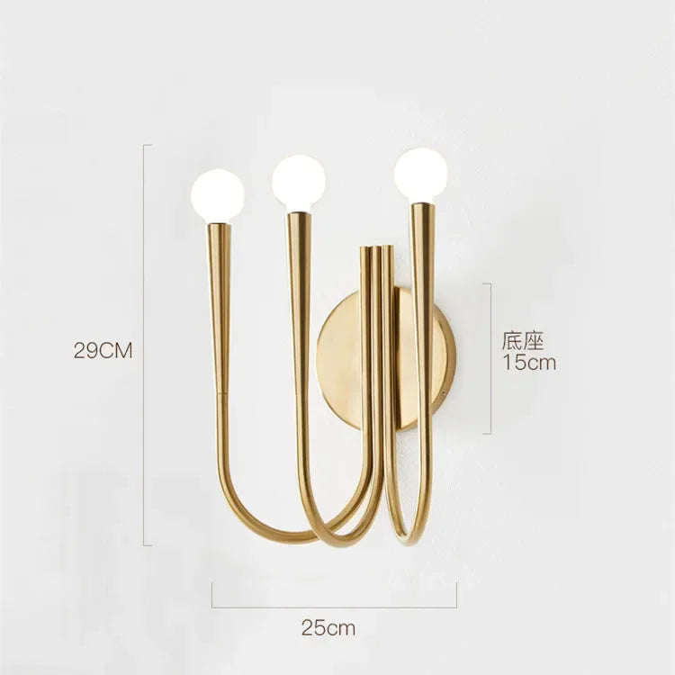 Luxury Gold Wall Lamp