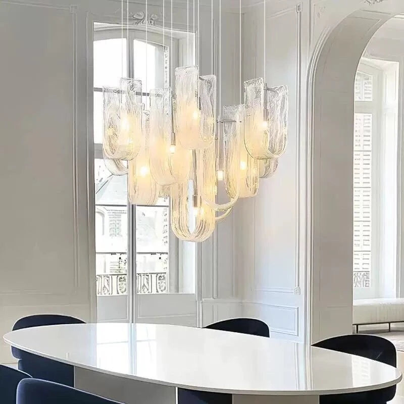 Luxury Misty Glass Chandelier