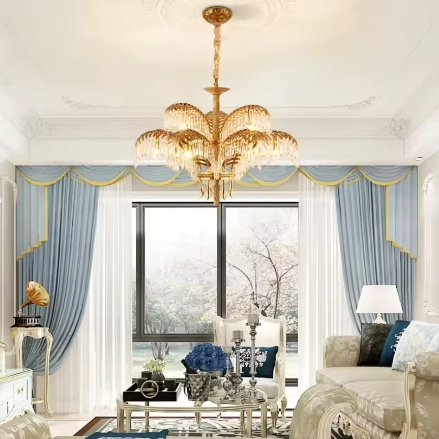 Luxury Palm Leaf Chandelier