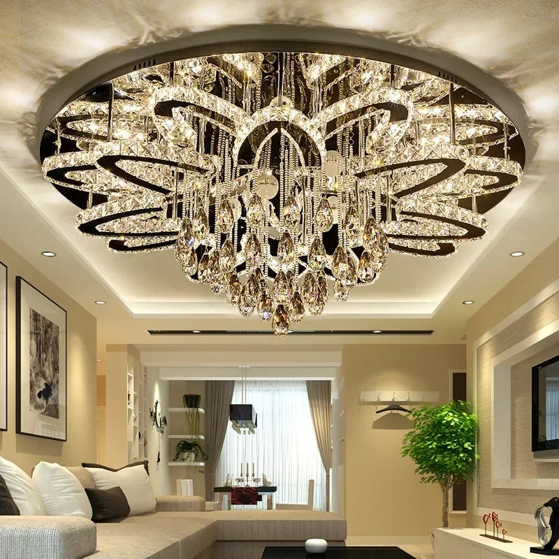Luxury Crystal LED Chandelier large