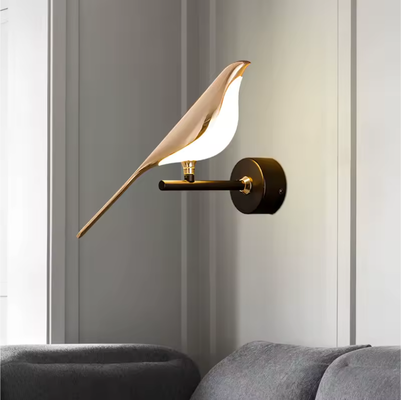 Magpie Bird Wall Lighting