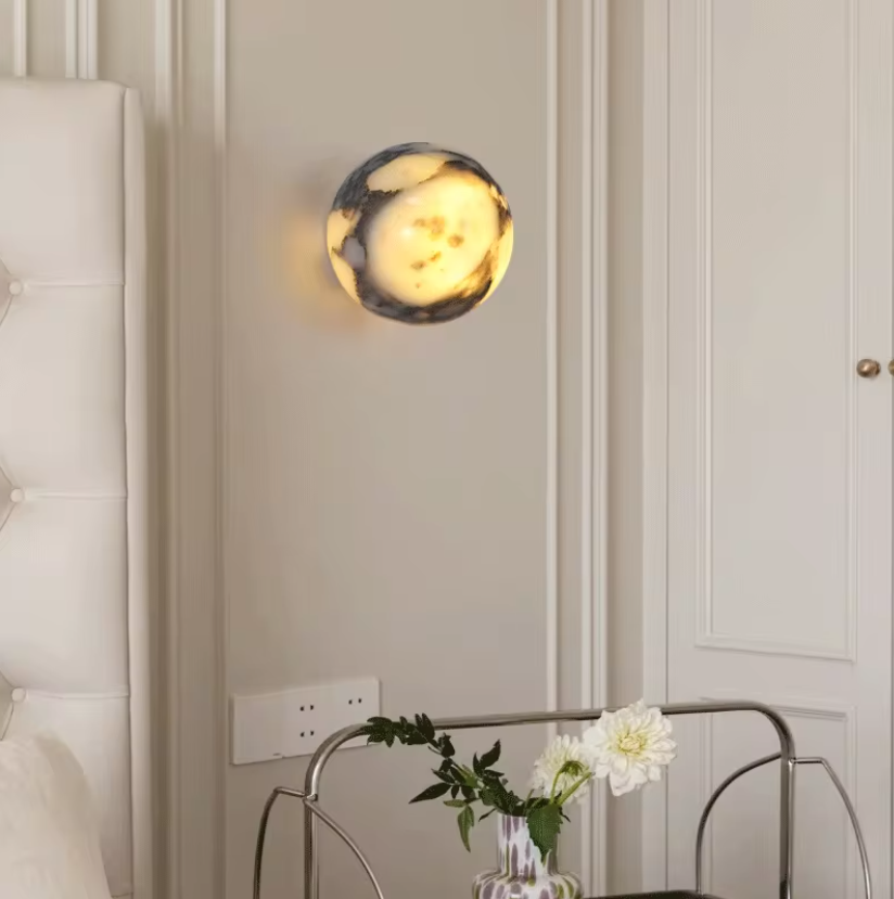 Marble Ball Wall Sconces