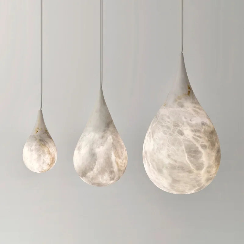 Marble Effect Pendant Light